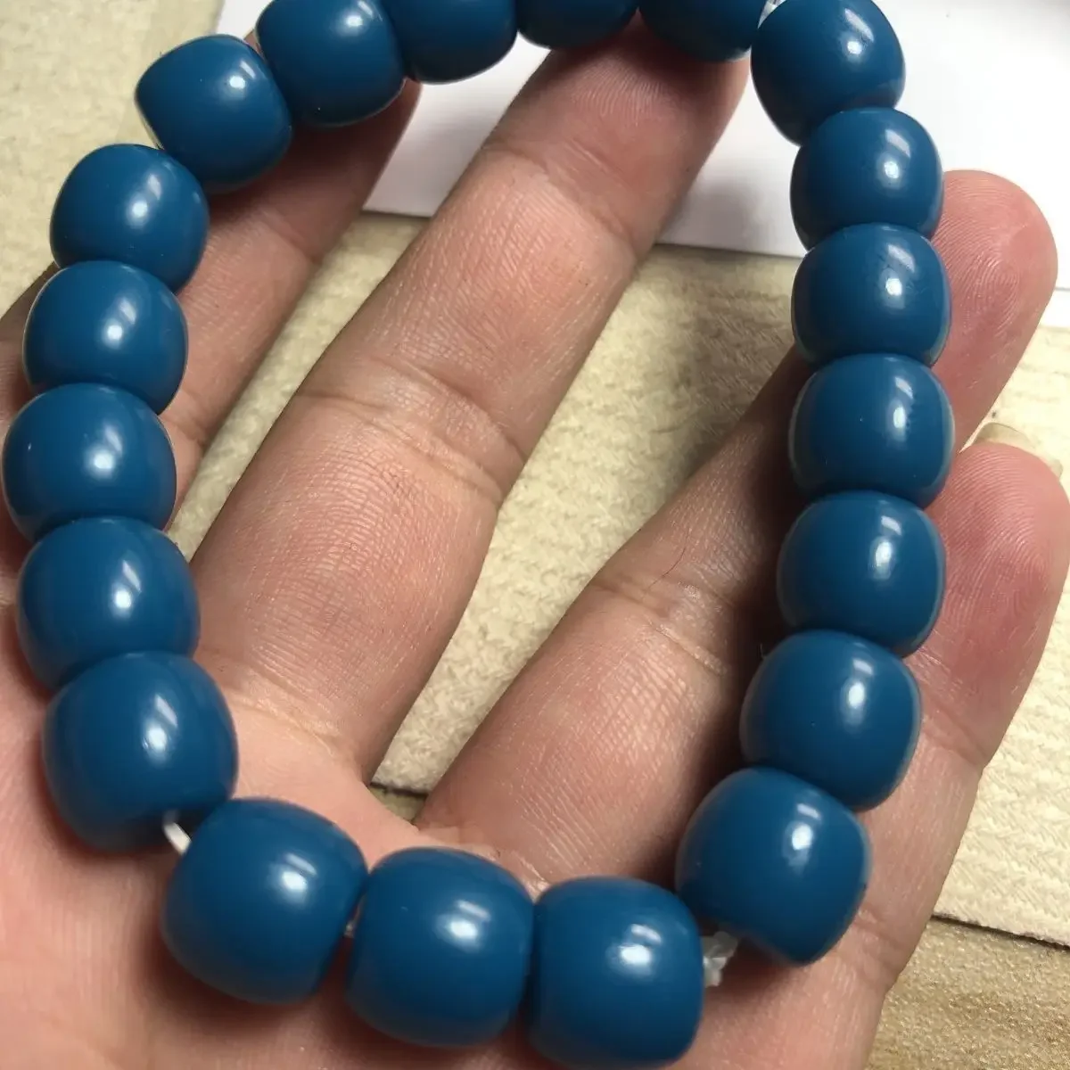 UMQ  Natural raw ore high porcelain jelly material for men and women, fine and moist turquoise bracelet jewelry.