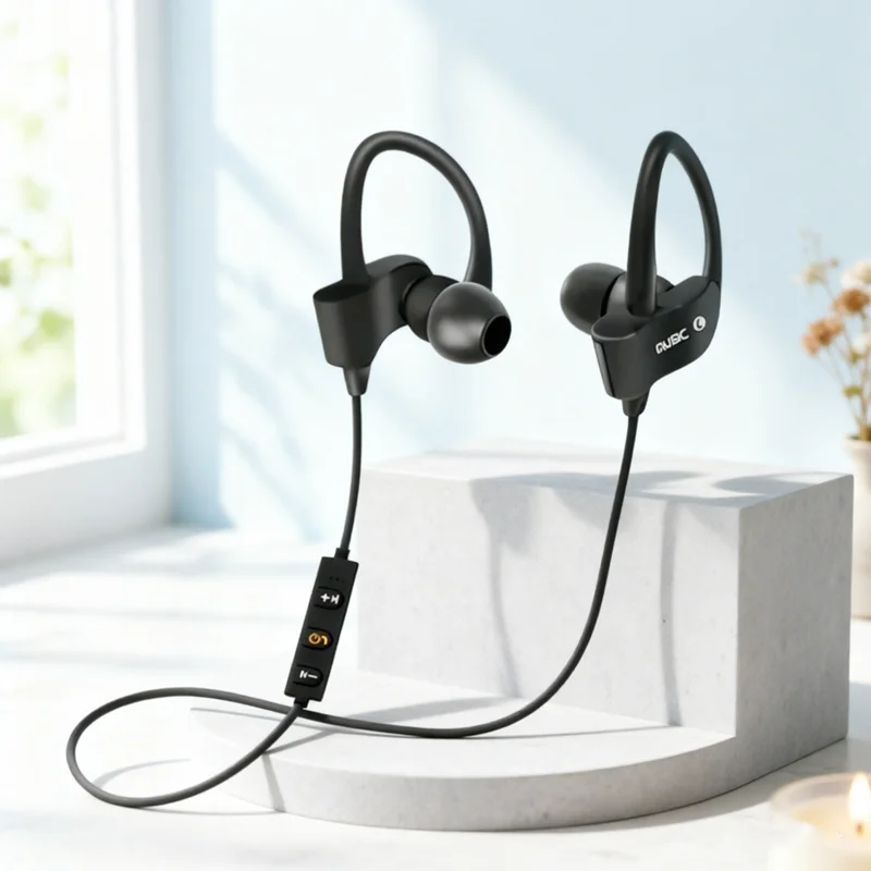 Écouteurs sans fil Bluetooth pour le sport, casque audio pour la musique et le gaming, mains libres