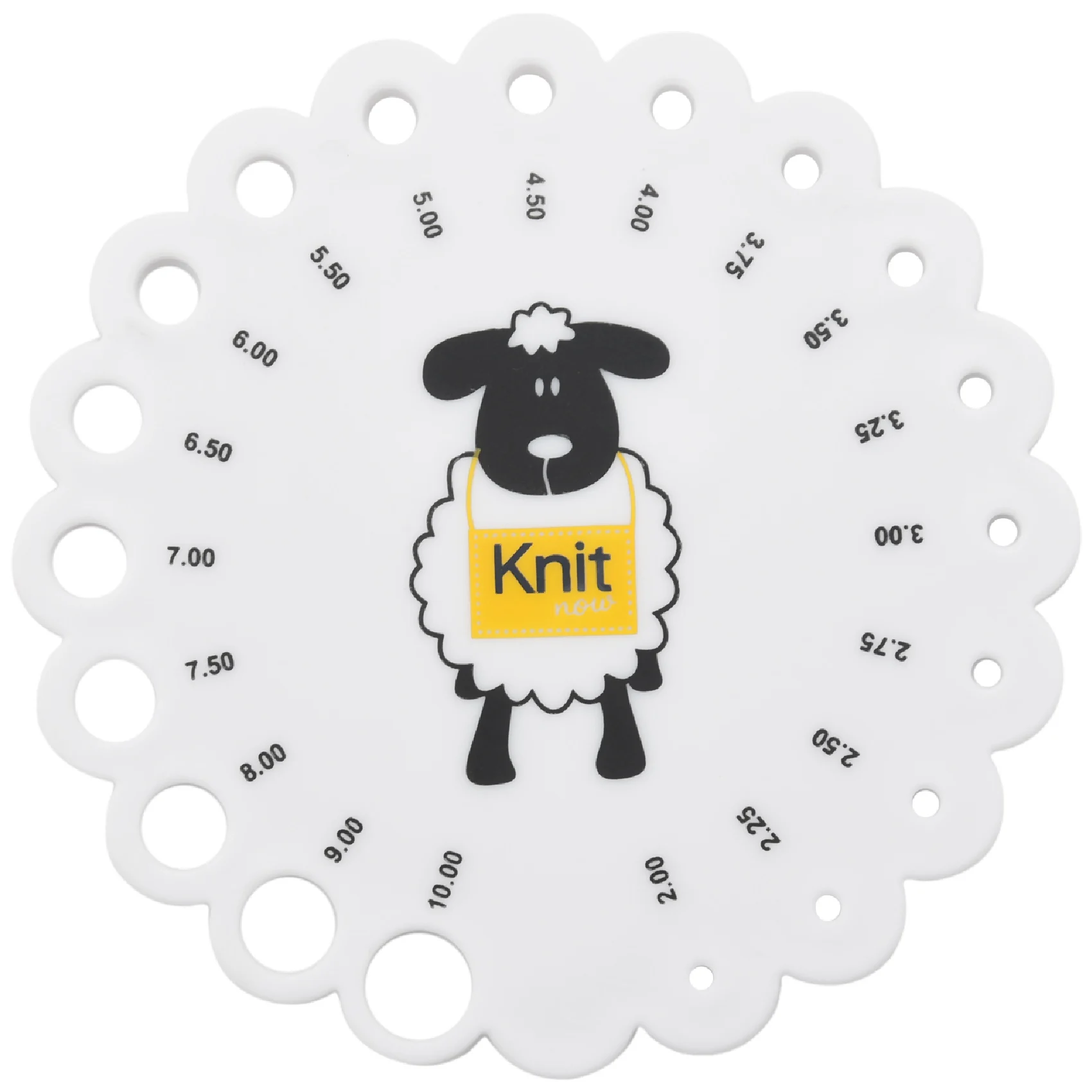 

Knitting Needle Gauge Ruler