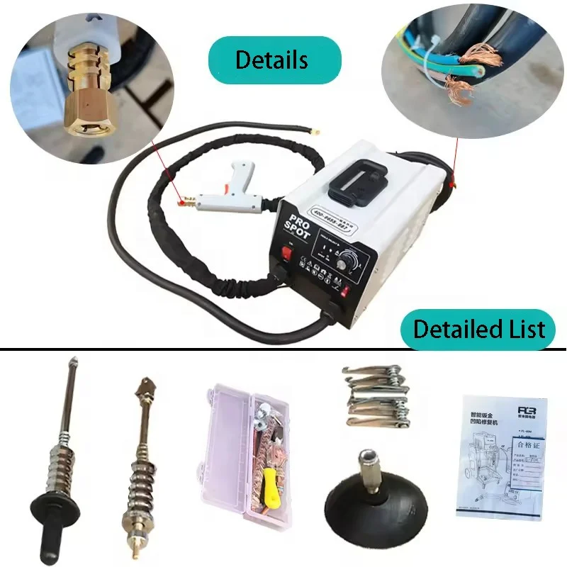 220v 380v Car Body Repair Equipment Easy-to-Use Dent Repair Spotter & Spot Puller Welder Machine view 5