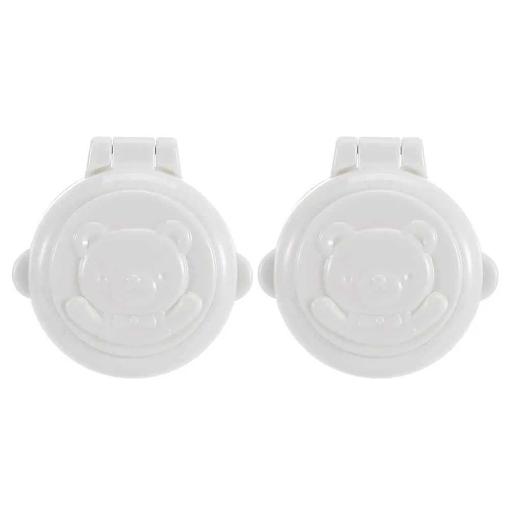 

2Pcs Button Safety Lock Waterproof Dust Resistant Cover for Appliances Cars Washers Kids Safe Operation Stylish Design