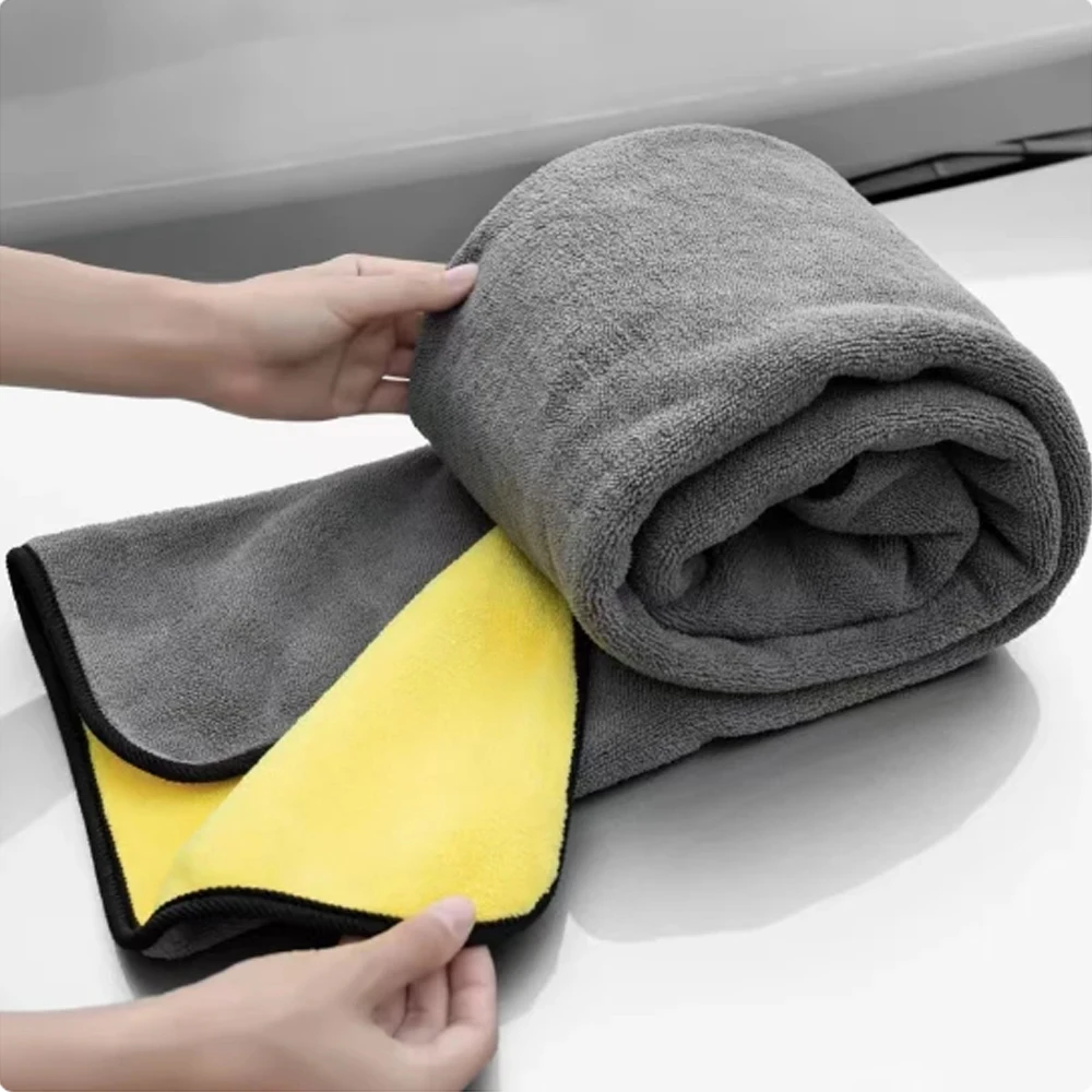 Car wash towel thickened and absorbent coral velvet special cleaning cloth for car wash towels, quick drying car wash towel image 5
