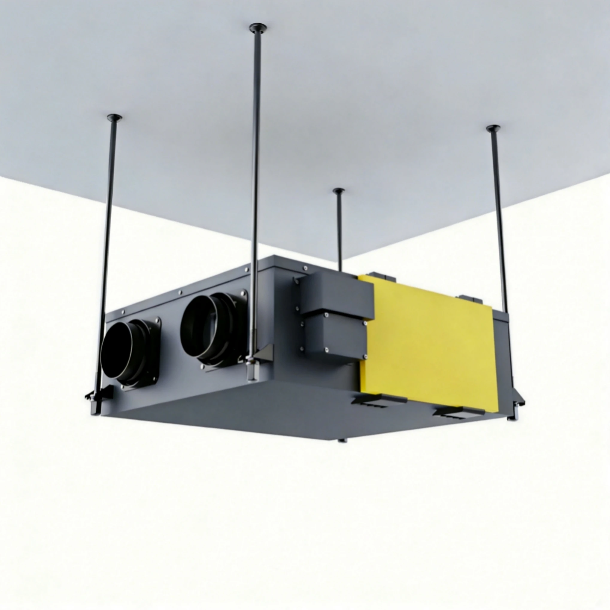 

Quiet Operation Flexible ERV Recuperator Ventilator For Modern Homes Hotels Parks