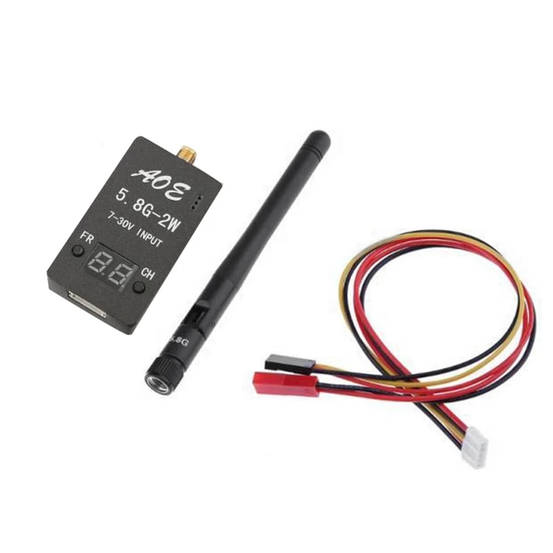 

TS933 2W 5.8G FPV VTX 2000Mw 48CH 5V 7-30V Входной корпус FPV-передатчик для FPV Drone RC Модель VTX Комплект запасных частей B