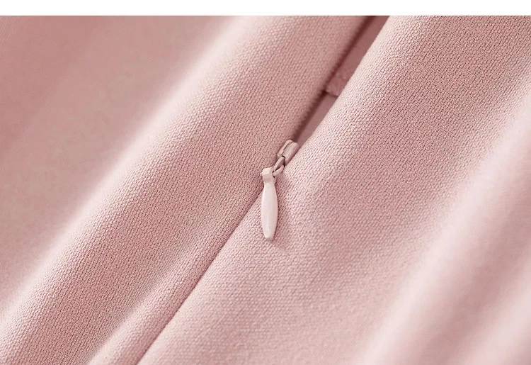SENTUBILA Damen Einfaches A-Linien-Kleid 2026 Sommer Büro Elegantes Kleid mit Quadratischem Ausschnitt und Perlenketten-Detail Kurzarm Q62LI6575X – Detail 34