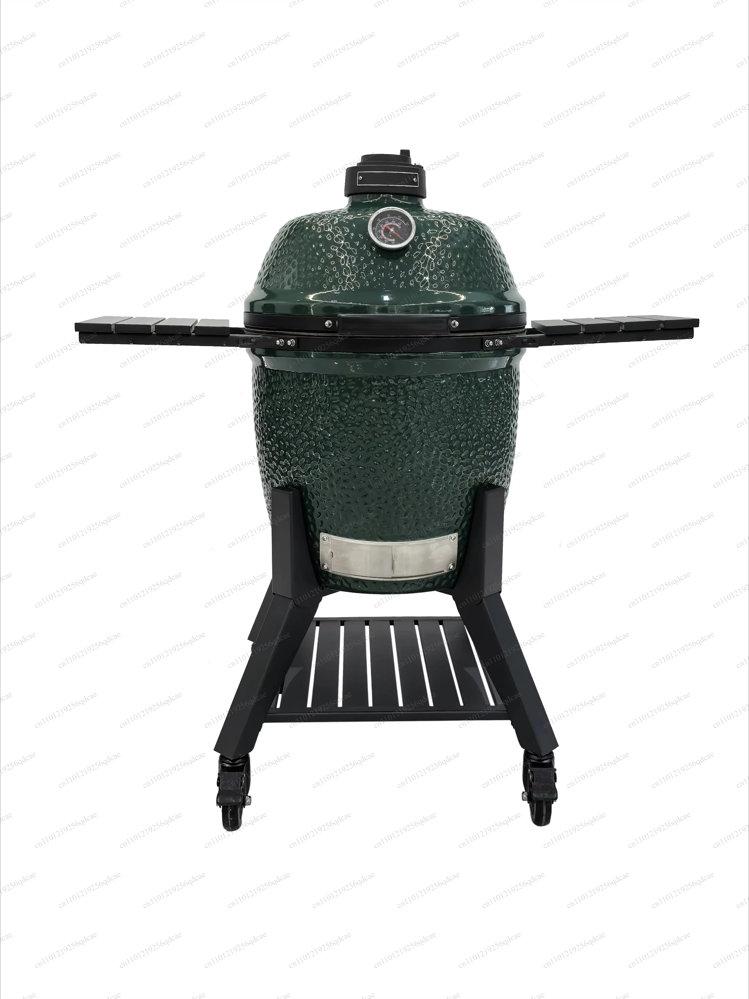 

Large Size 22 Gloss Forest Green Ceramic Grill Kitchen Charcoal Egg Grill