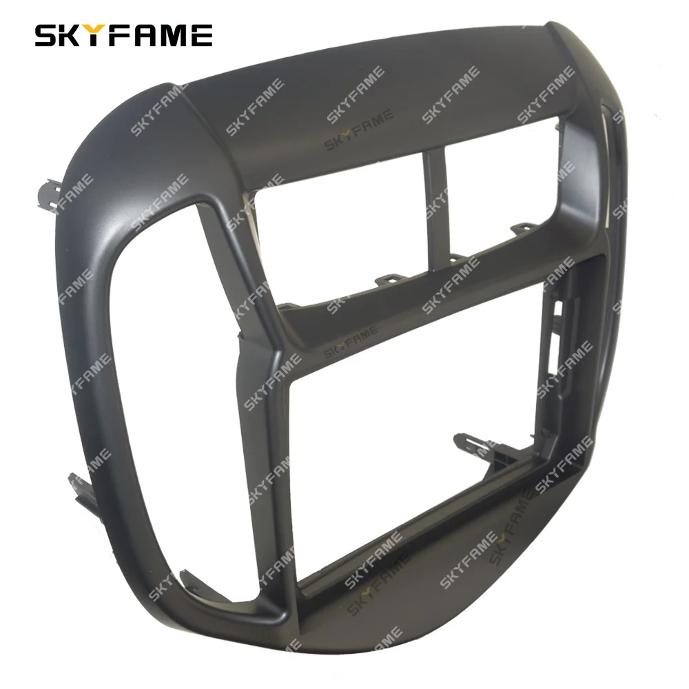 SKYFAME-Adaptador de Fascia para marco de coche, caja Canbus, Panel de ajuste de tablero de Radio Android para Chevrolet Aveo Sonic