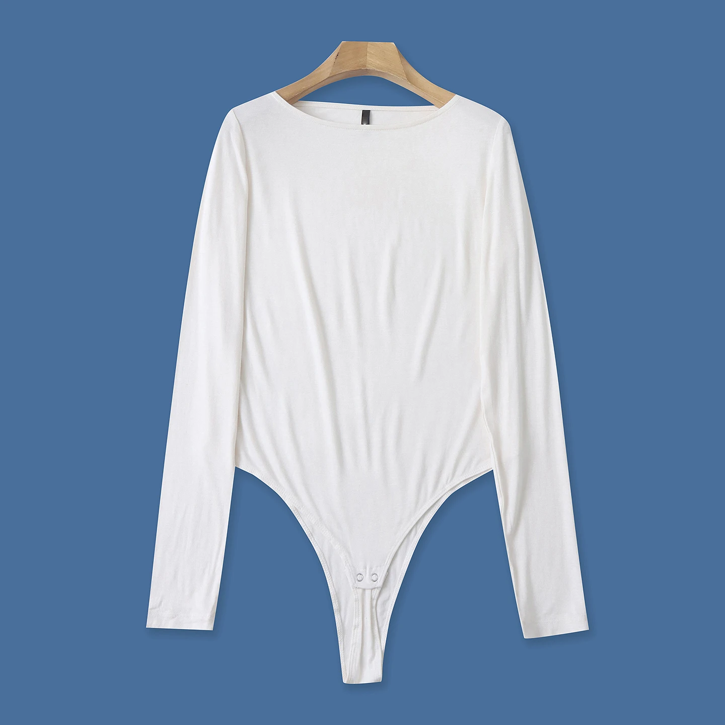 

Spring 2026 Women's Sexy Slim Fit round Ne Color Onesie Faionable Versatile High Waist ort Pants Online Exclusive