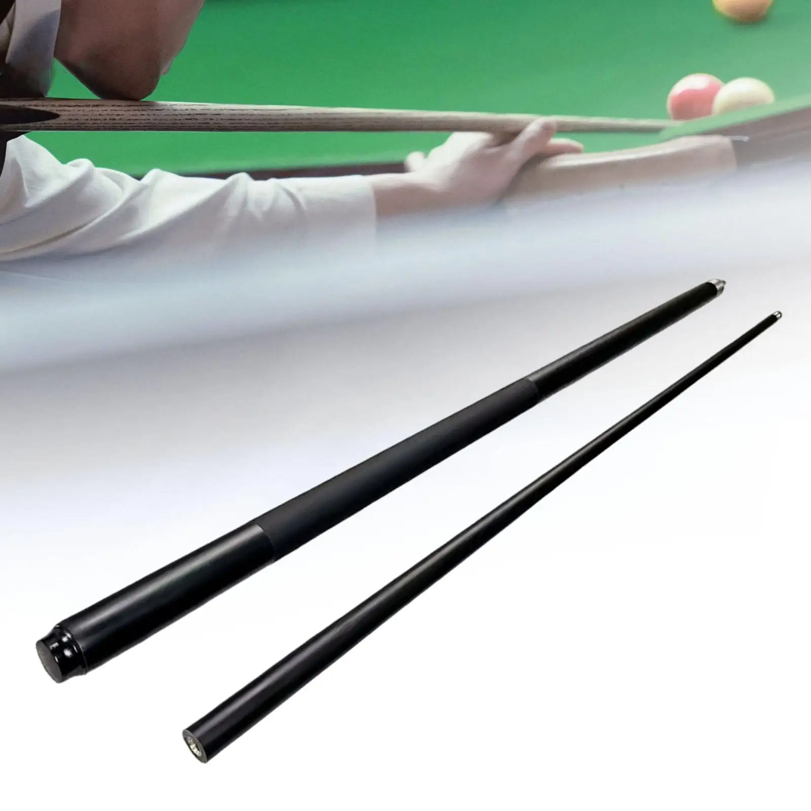 

Two Section Billiard Cue Stick Fiberglass Wood 149cm Pool Cue for Beginner Men Women Practice Game Room