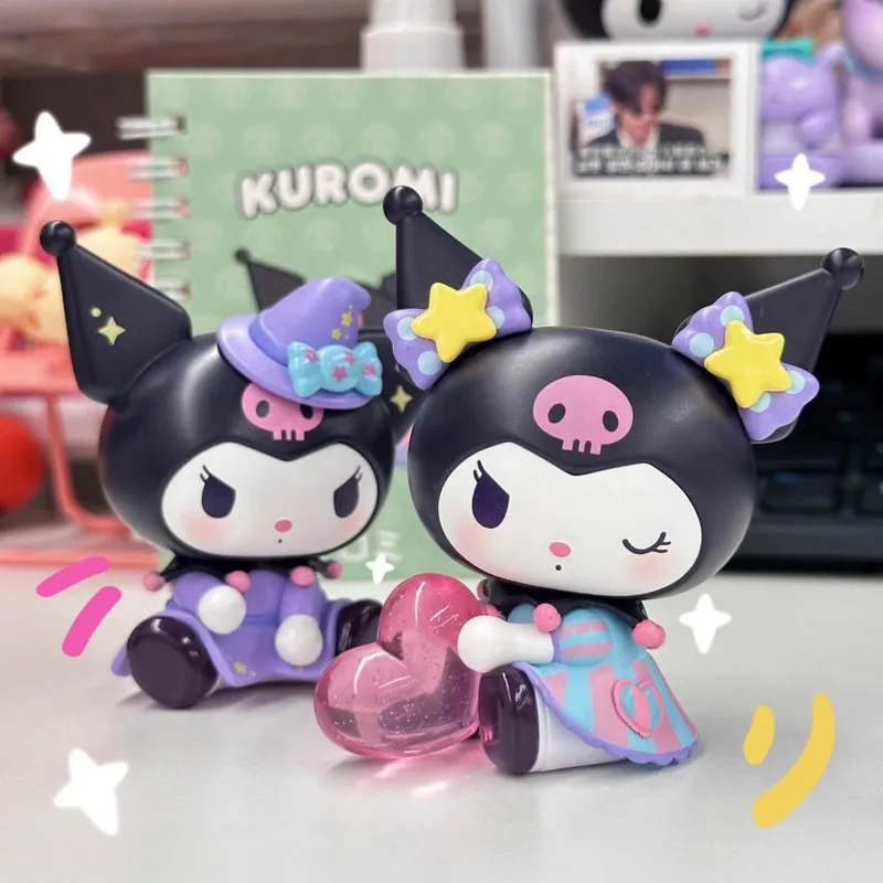 Sanrio Kuromi Halloween Blind Box Trick Or Treat Series Blind Box Figurines Desktop Ornaments Dolls Girls Blind Box Gifts