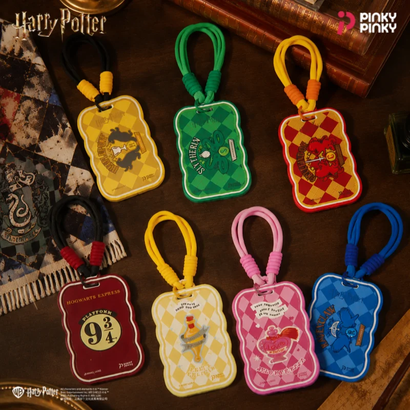 Pinky Harry Potter Card Holder Bag Charm Bus Card Protector for Commuting Outing Gifting for Fans Students&Office Workers