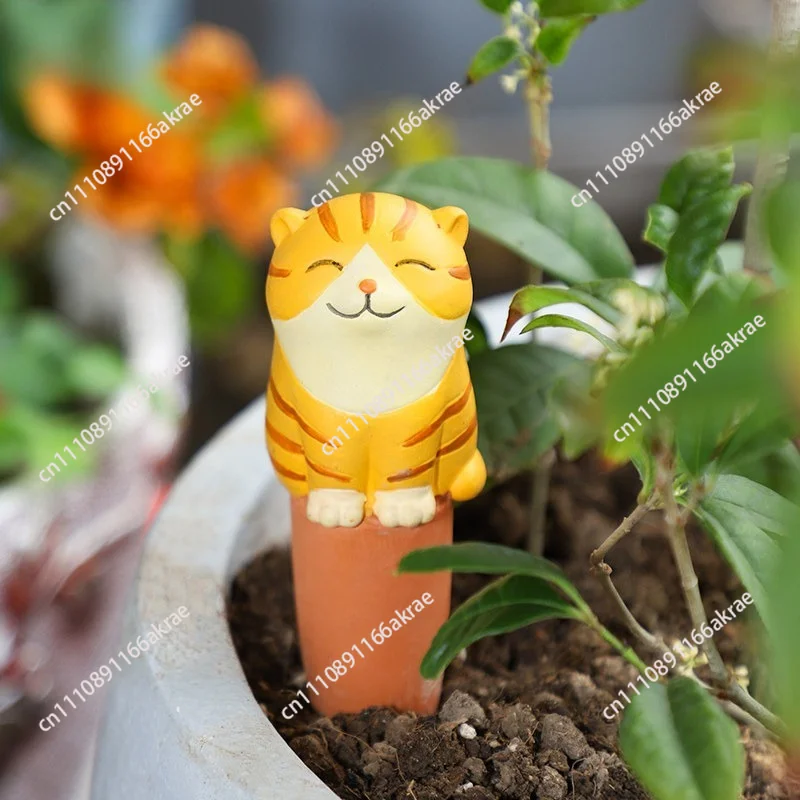 animal  automatic watering artifact red pottery water seepage household dripper plant watering flower  device