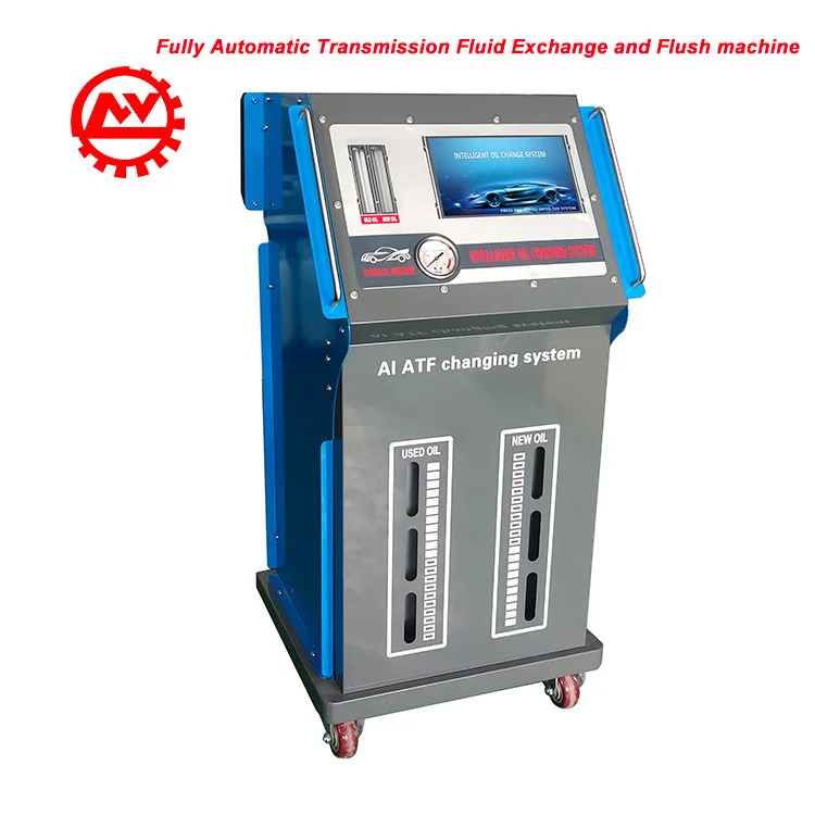 English Spanish Portuguese Germany Language  ATF Flush Machine Fully Automatic Transmission Fluid Exchanger