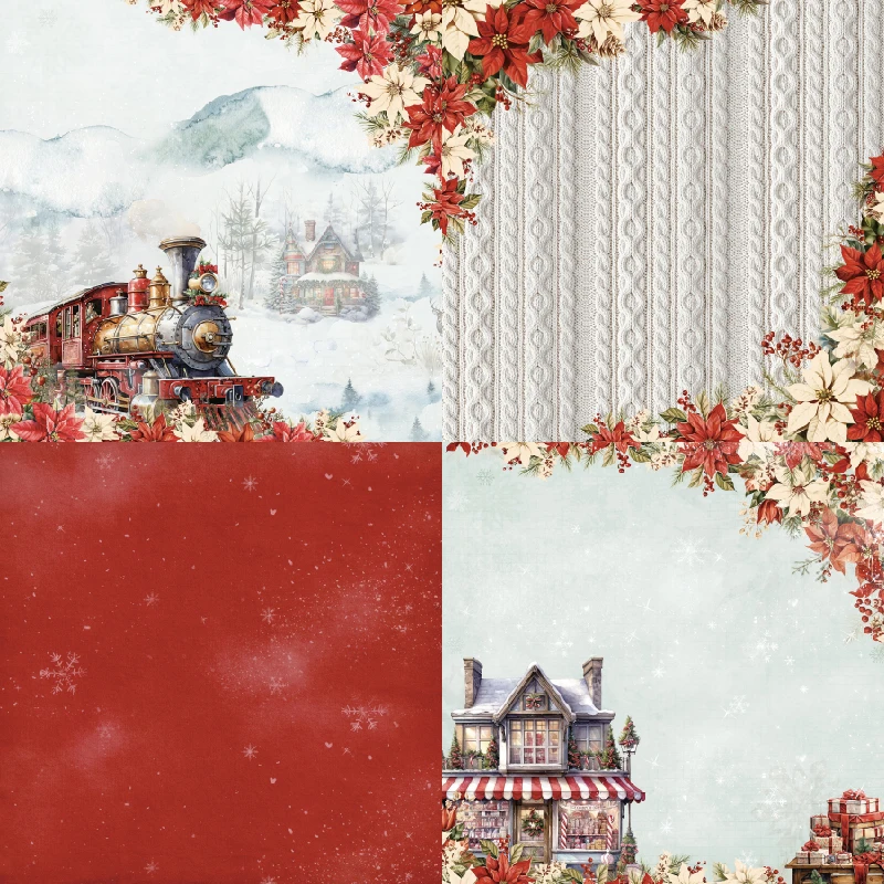 24 Sheets Decorative Paper for Scrapbooking
