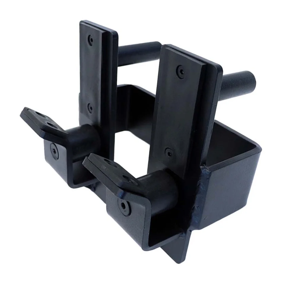 J-Hook Roller Barbell Rest for Squat Rack 8mm Steel Construction with 150mm Roller Section 225mm Height for Home Gyms