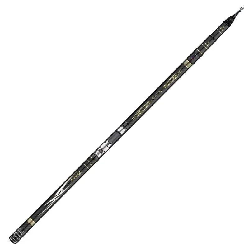 Ultra Light Hard Fishing Rod 19 Tune Front Section Tease Hand Pole Three Position Non Cutting Line Wheat Rod for Angling