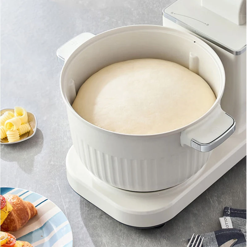 Procesador de Alimentos Multifuncional 3 en 1: Amasadora de Masa/Moledora de Carne/Freidora de Aire, Batidora de Pedestal Multifuncional, Procesador de Alimentos