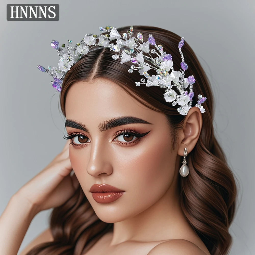 

TOPQUEEN Bridal Wedding Exquisite Hairband Hand Woven Bohemian Style Flower Ladies Elegant Banquet Dance Hair Accessories YXA184