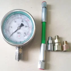 0-250Mpa Common Rail High Pressure tester for diesel oil circuit common rail plunger, common rail tube pipe pressure test gauge