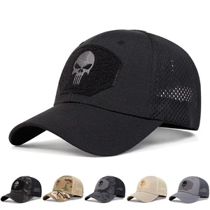 Unisex Skull Stickerei Label atmungsaktive Baseballkappen Frühling und Herbst Verstellbarer Outdoor Casual Hut Sonnenschutzhut 8 Hauptverkaufsschädel Betin - №2