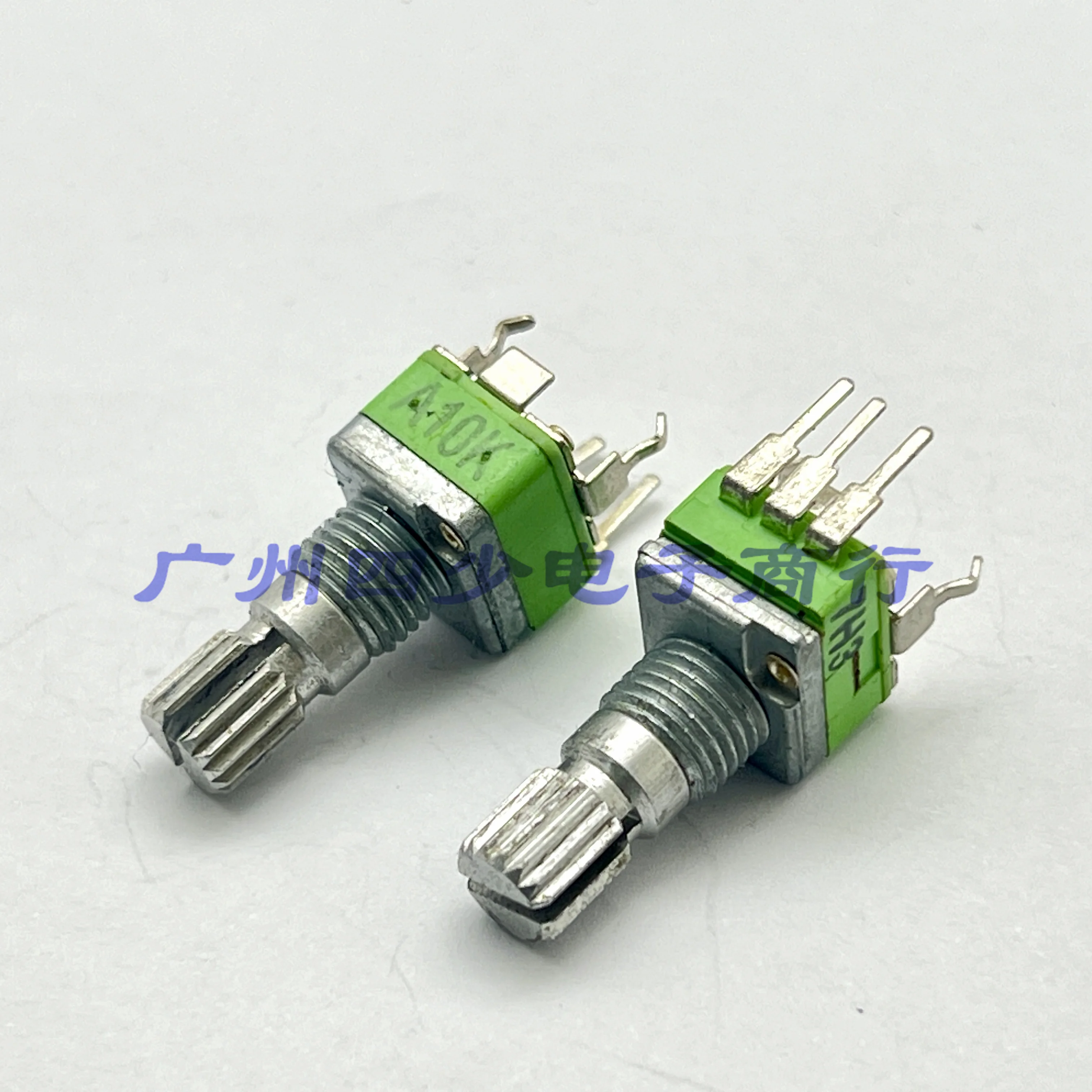2 pcs Taiwan ALPHA Precision Potentiometer A10K with a 15mm handle length