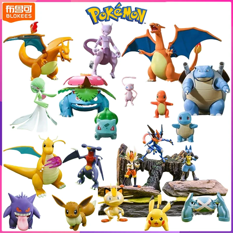 

Keeppley Pokemon, строительные блоки, аниме, экшн-фигурка, украшение для рабочего стола, головоломка, сборка модели, игрушки, подарки на день рождения для детей