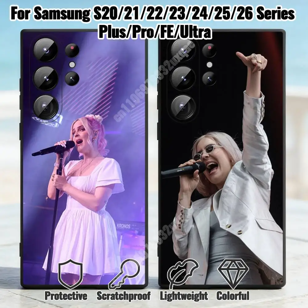 A-Anne Marie-S Depressed Phone Case for Samsung Galaxy S30 26 25 Ultra Plus S24 23 22 FE Lite S21 20 TPU Cover