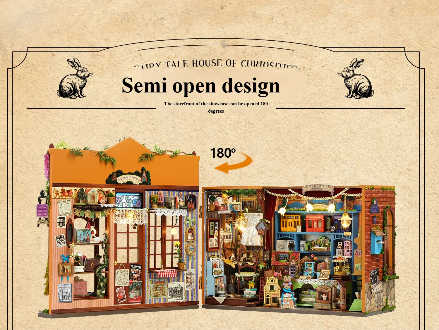 منزل صغير ذكي متعة البيت DIY منزل صغير خرافة المملكة منزل نادر الذكرى السنوية الخامسة عشر مجموعة خاصة تحرير تذكارية #6