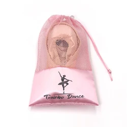 Pink White Dance Bag Shoes Storage Pouch Ballet Organizer Handbag Bags Pouches Satin Ballet Shoe Bag Dance Shoes Pouch