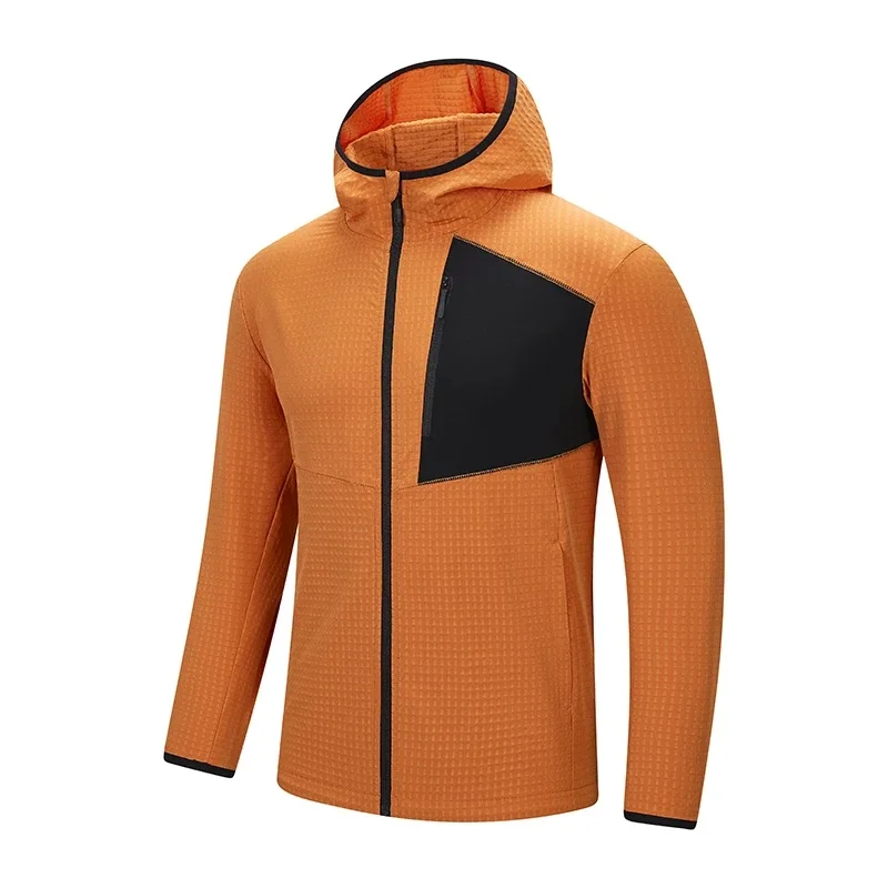 Spring and Autumn New Fashion Trend Outdoor Sports Long Sleeve Hoodie Men's Casual Loose Breathable Quick Drying Top L-6XL