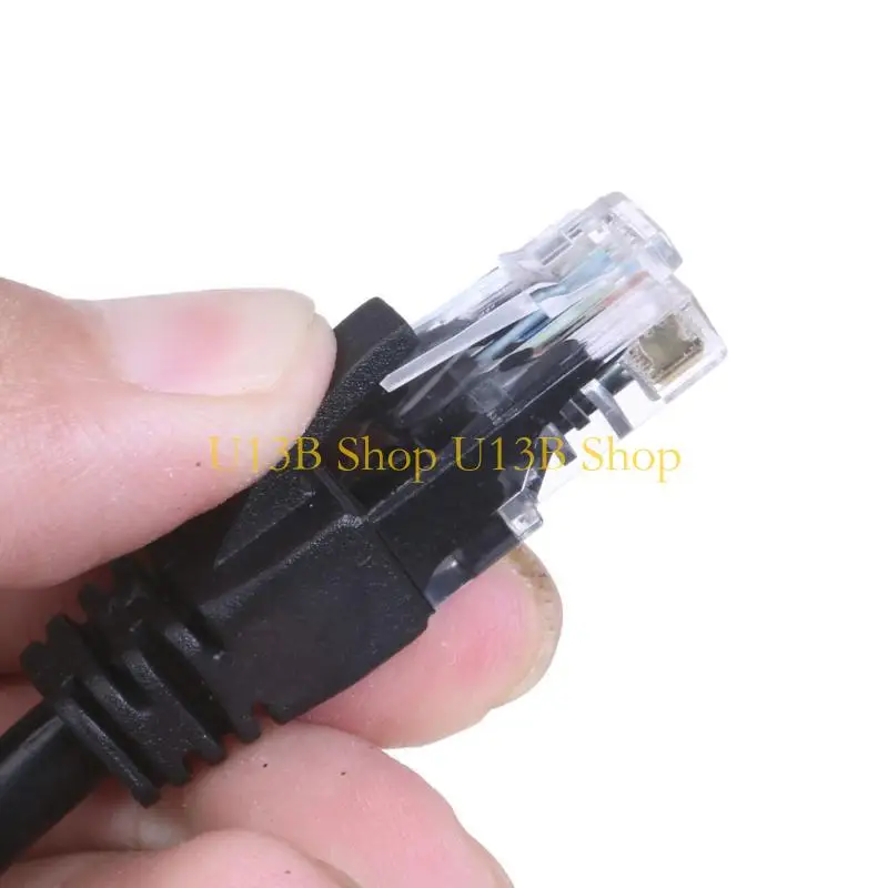 

U13B Надежный 2M Bord Efficial 2M Интернет -кабель ABS Cat6 Ethernet Cable для DIY