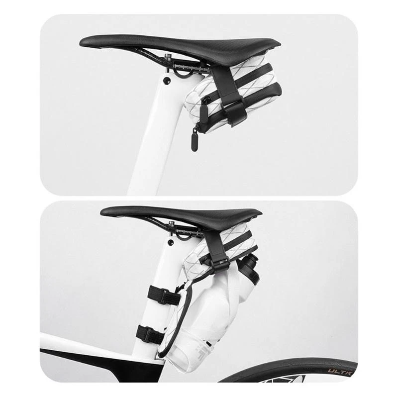  Mountain Bike Saddles Bag Bicycles Cycling Seatpost Rear Tail Bag Bicycles Seats Rear Tool Pouches Easily to Install