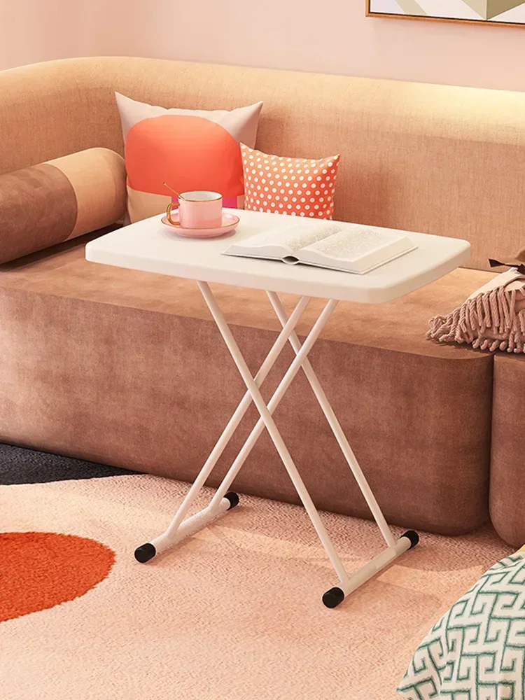 Simple Dining Table Square Dining Table Rental Room Folding Book Small Square Table, Computer Table
