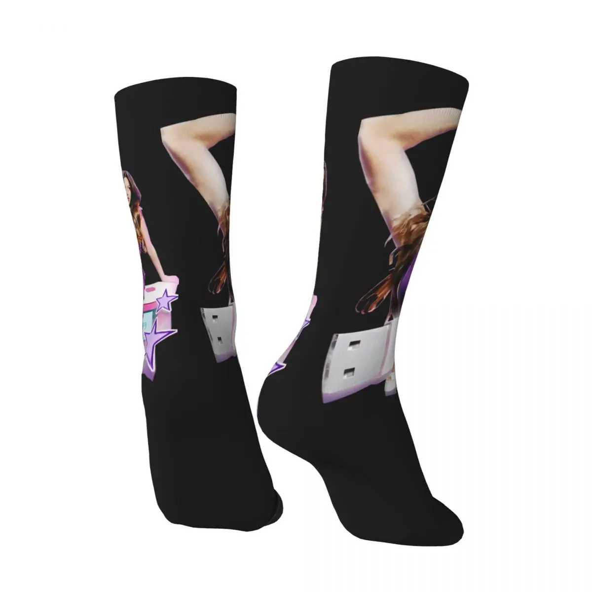 Emilia Mernes MP3 Socks Music Fashion Stockings Winter Anti-Slip Men Socks Soft Printed Outdoor Socks