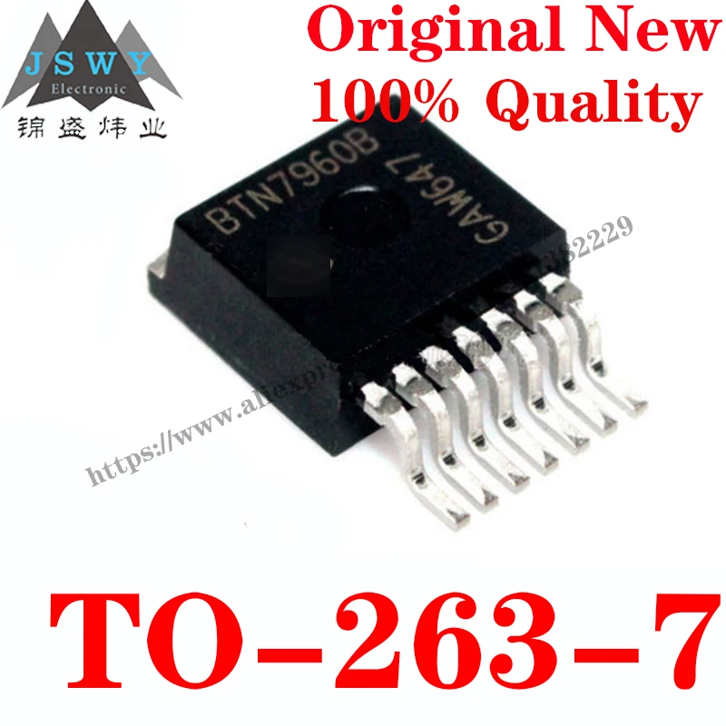 10~100 PCS BTN7960B TO-263-7 Semiconductor Motor/Motion/Ignition Controller and Driver Chip the for module arduino Free Shipping