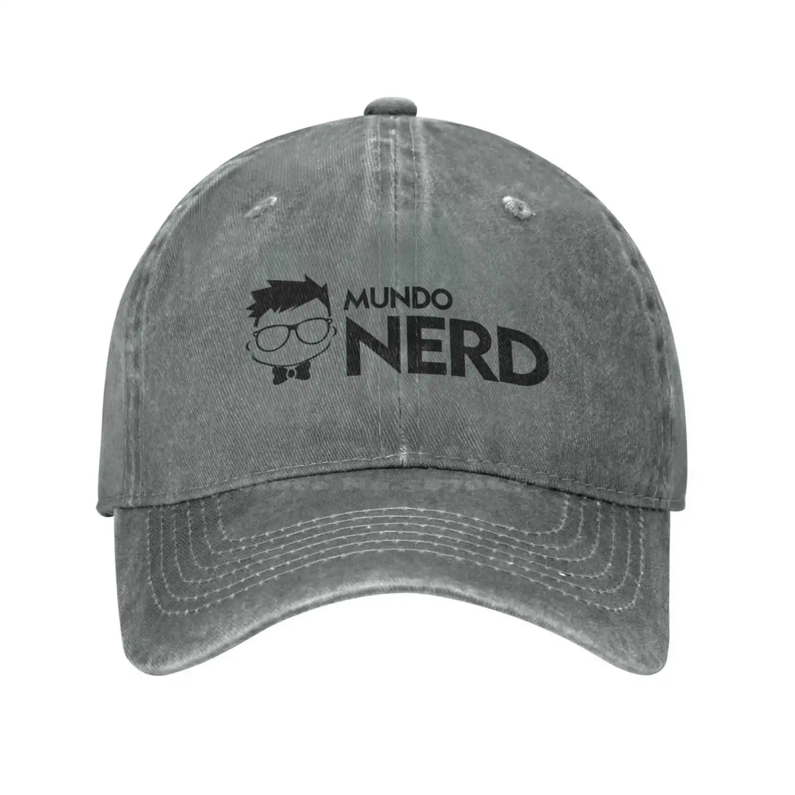 Mundo Nerd Logo Fashion quality Denim cap Knitted hat Baseball cap