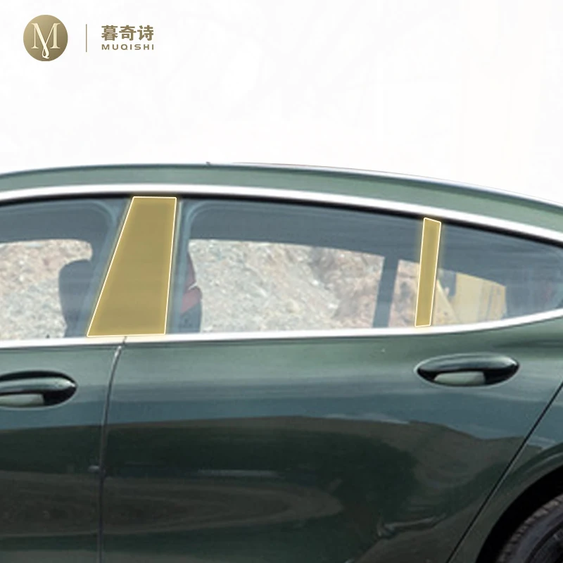 

MUQSHI Pre cutting Car Exterior Body B C Window pillar PPF paint protection film TPU scratch resistant film For BMW G14 G15 G16