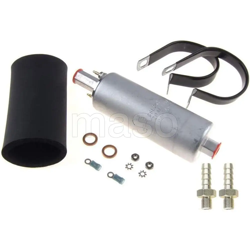 

GSL392 255LPH High Pressure Fuel Pump supports 650HP, External Inline Fuel Module for High Performance Vehicle Tuning