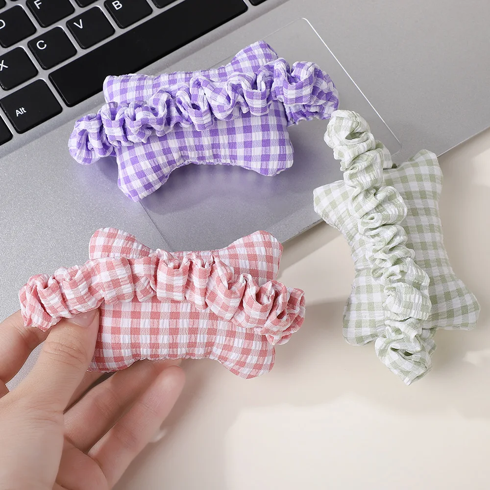 New Keyboard Holder, Summer Mouse Wrist Guard, Small Pillow Cute Giant Soft Bubble Grid Wrist Mouse Pad Hair Ring