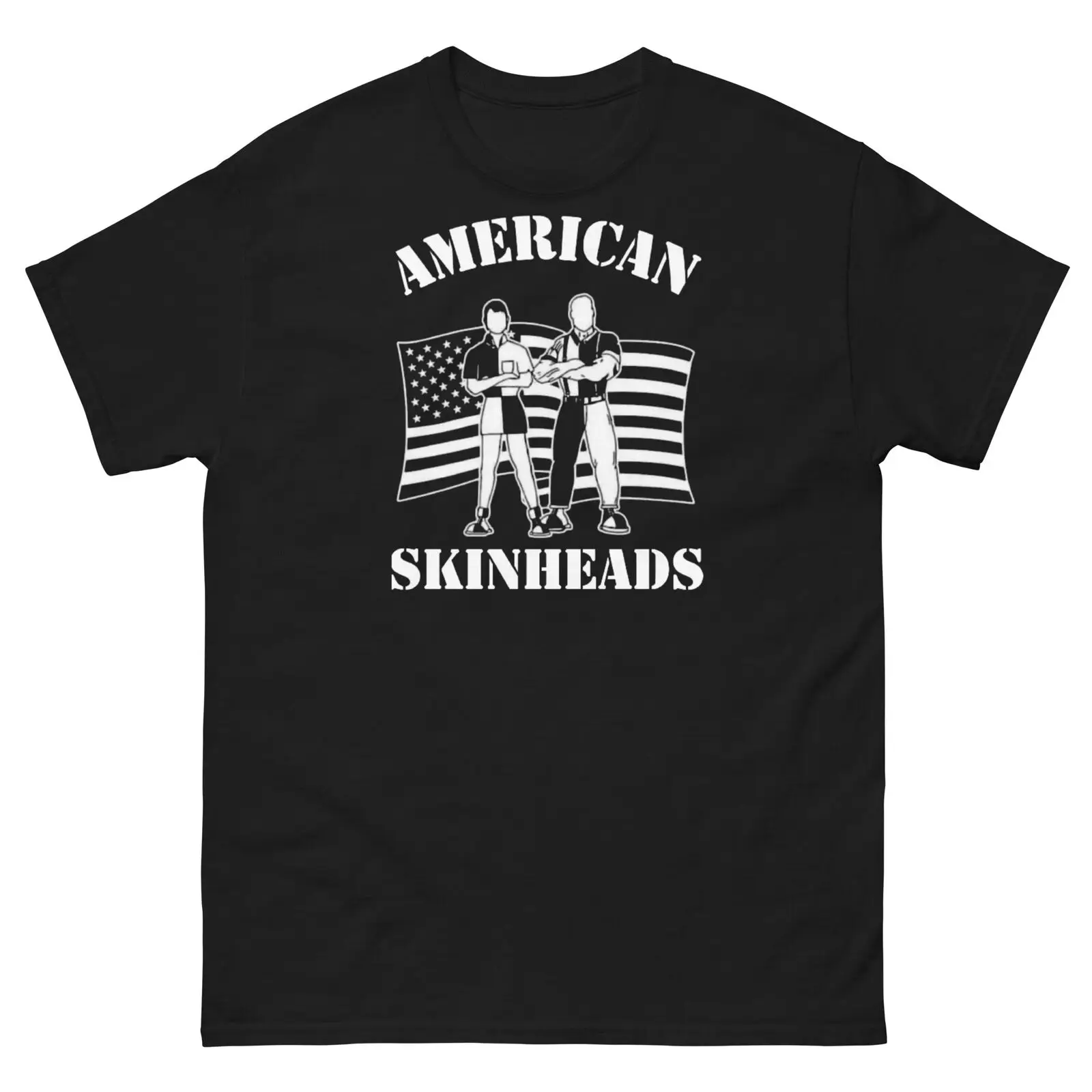 American Skinhead Lefts Rights T Shirt DNU