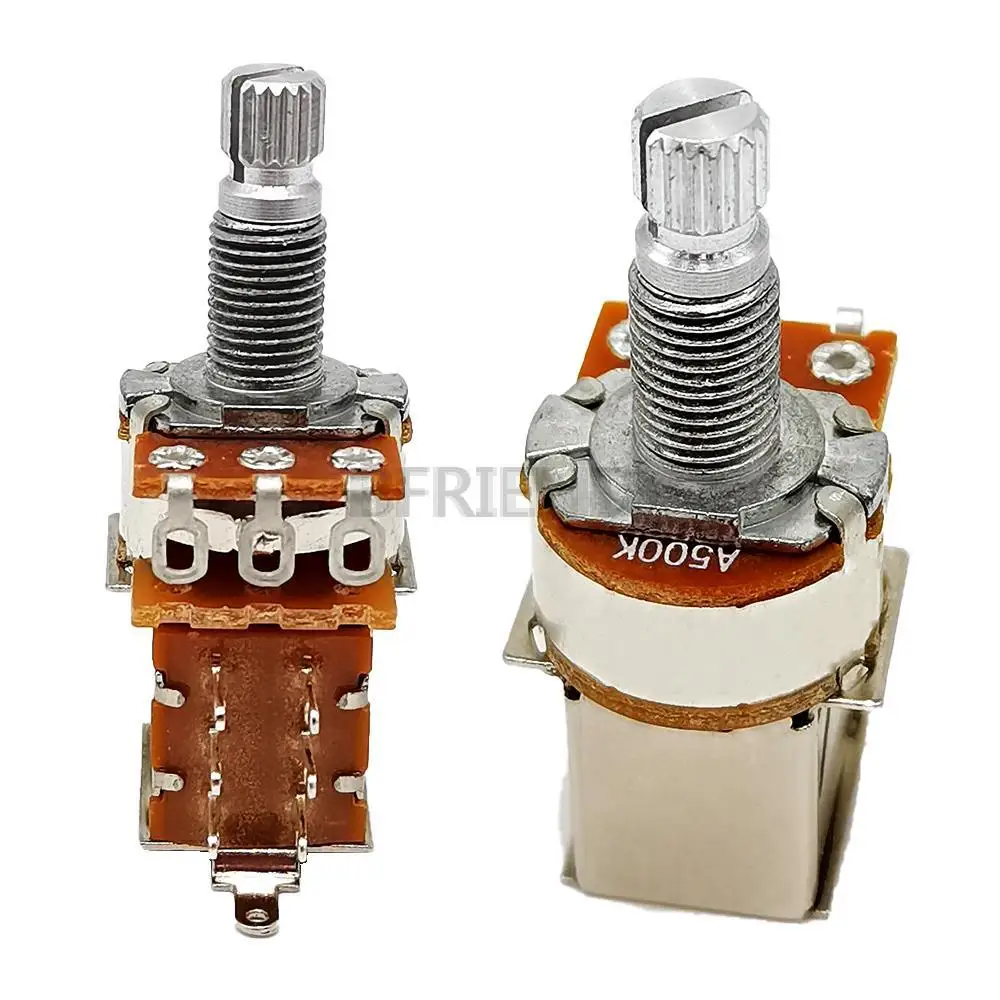 A500K B500K A250K B250K Push Pull Control Pot Potentiometer for Electric Guitar/Bass Volume Push Pull Control Pot Potentiometer