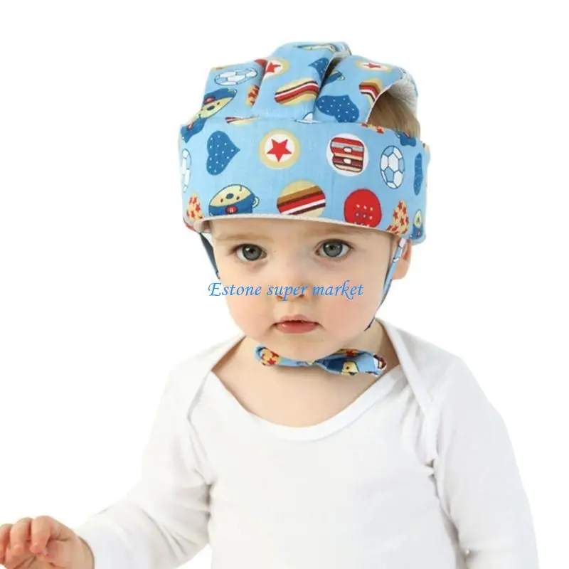 

090B Baby Protective Helmet Breathable Anti-fall Helmet Bumper Protect for Head Walki