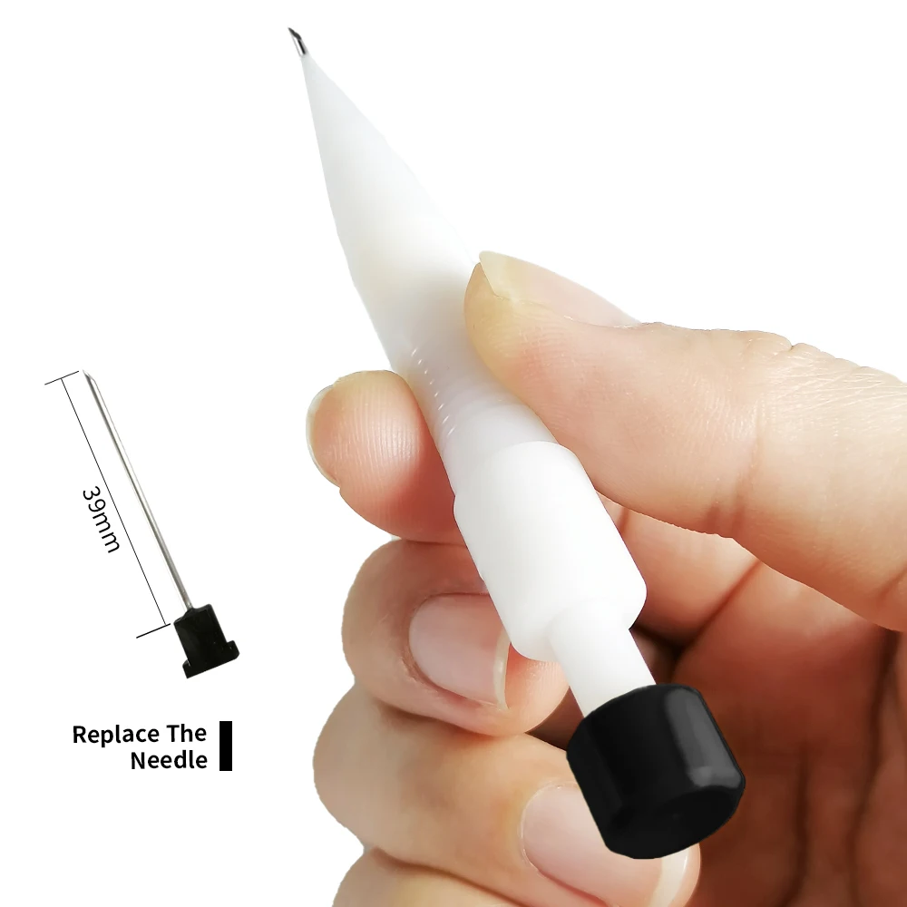 0.8mm 0.9mm 1.0mm 1.1mm 1.2mm FUE Hair Transplant Instruments Silicone Hair Transplant Pen Hair Implant Choi Pen DHI Pen