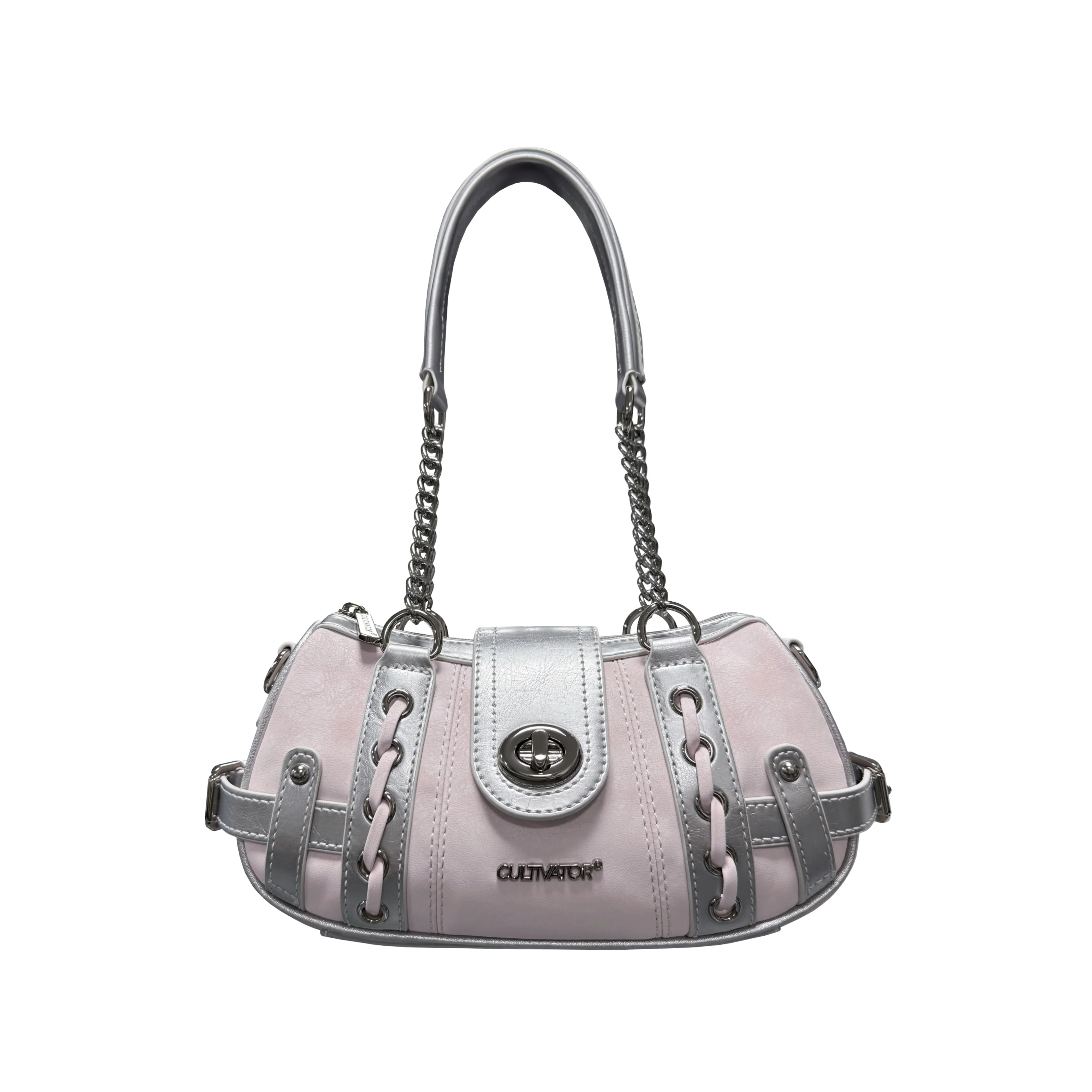 

Original niche Millennium Spice Girl splicing chain portable shoulder crossbody armpit bag 2025 summer new