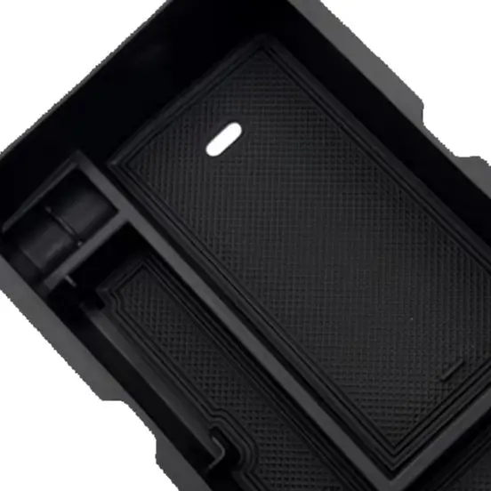 Car Center Console Storage Box Organizer For Honda For CR-V For Hybrid 2023-2024-2025 Interior Accessories Black Plastic Tray