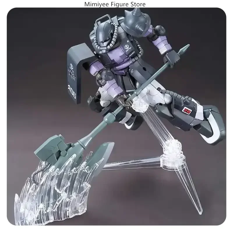 Gaogao Ms-06r-1a Zaku II High Sniper Rifle Axe Cannon Model Kit 1/144 Scale HG Assembly Action Figure for Collectors And Gifts