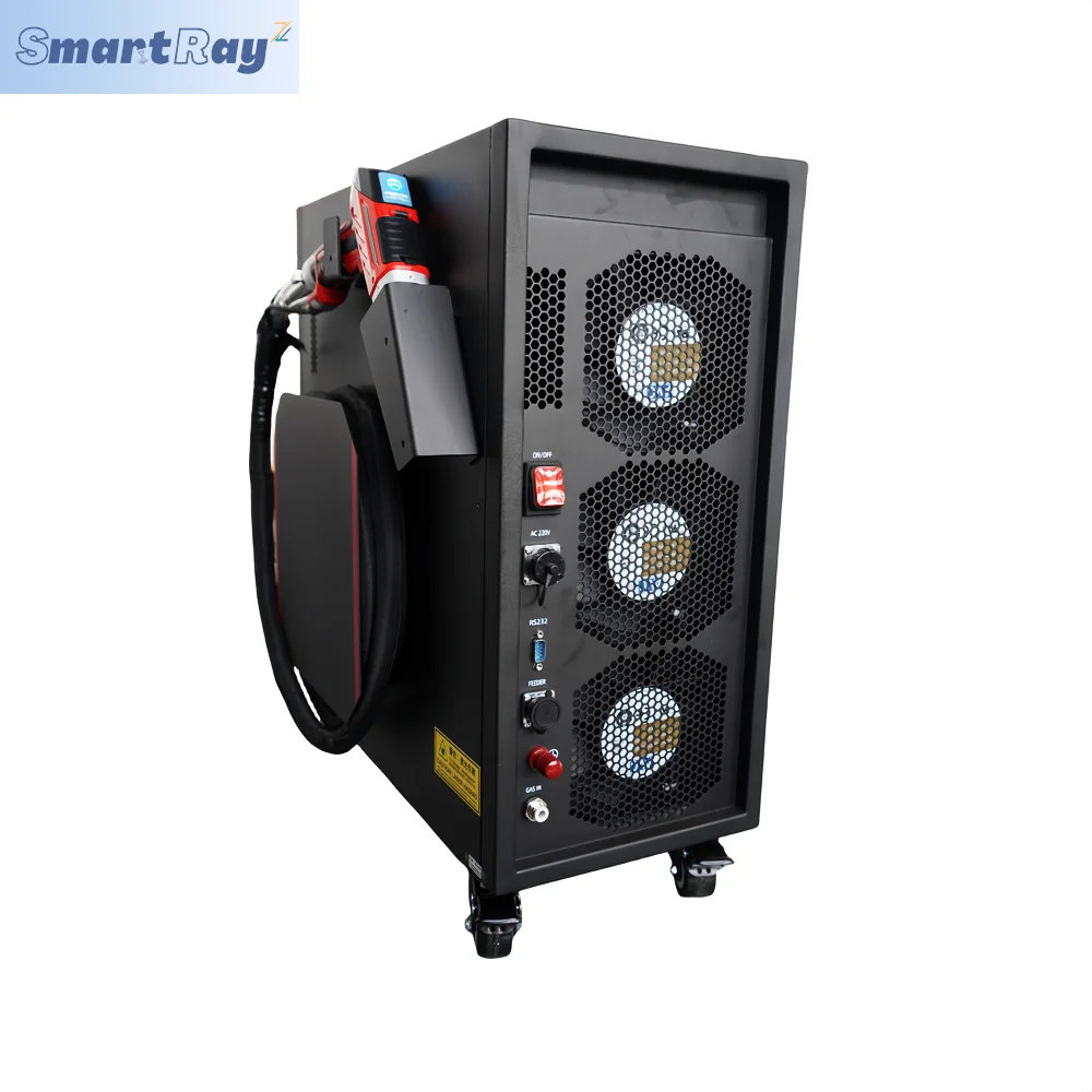 Make your own brand 41KG Portable Mini Handheld Air Cooled Fiber Laser Welding Machine 1000W 1500W For Metal Welding