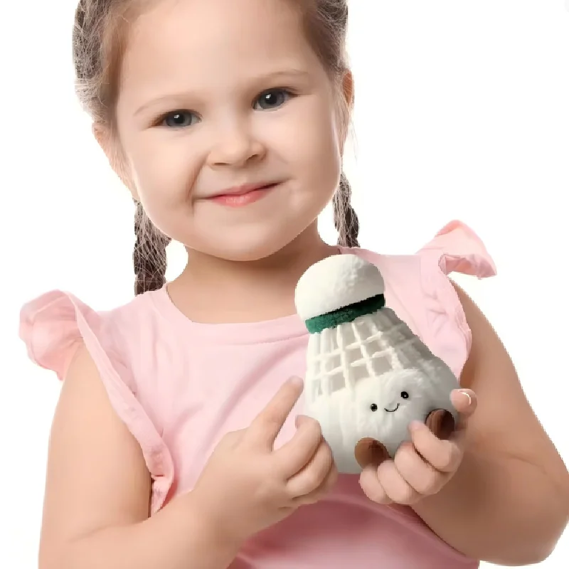 Ciondolo in peluche da badminton carino nuovo carino carino portachiavi carino badminton moe moe peluche ciondolo bambola amico regalo