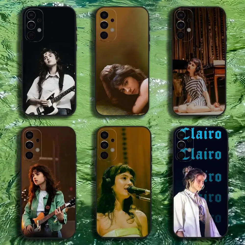

Singer Clairo Charm Phone Case For Samsung S25,S24,S21,S22,S23,S30,Ultra,S20,Plus,Fe,Lite,Note,10,9,5G Black Cover