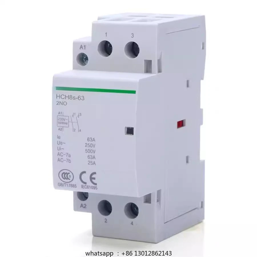 

DC contactor HCH8s-25 40 63 100A Small miniature single phase 220V DC24V